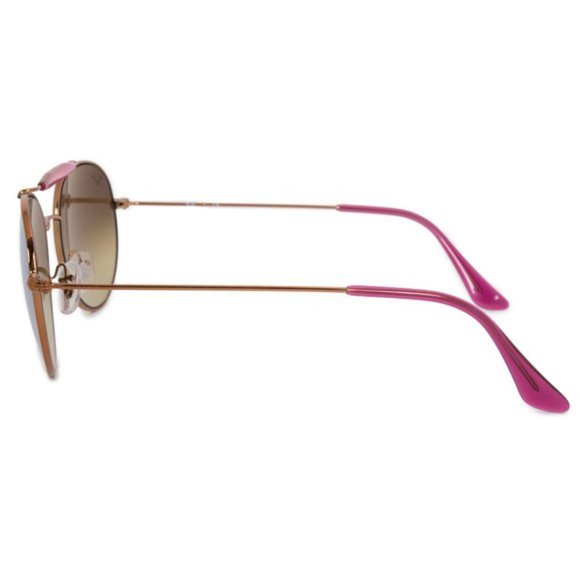 Ray-Ban Grey Pink Aviator Sunglasses - Picture 3 of 5